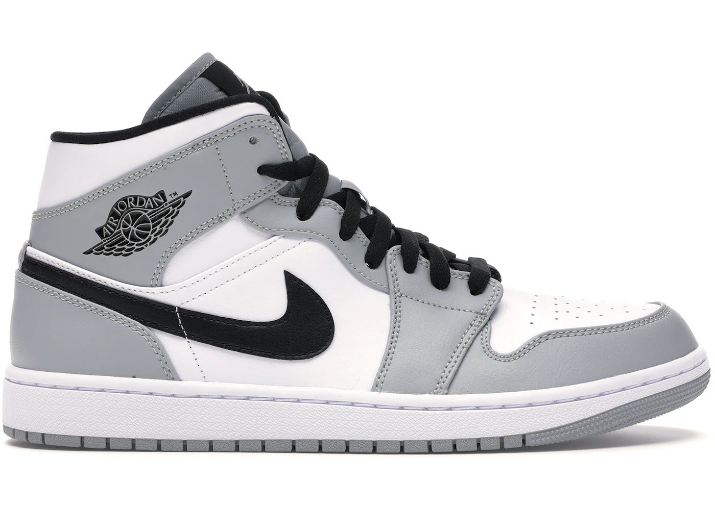 JORDAN 1 MID LIGHT SMOKE GREY MEN